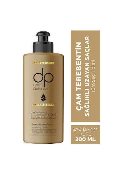 Dp Daily Perfection Çam Terebentin Durulanmayan Saç Bakım Kürü 200 ML