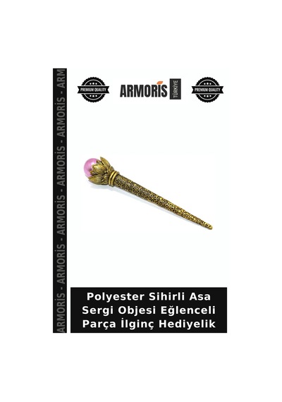Polyester Sihirli Asa Sergi Objesi Eğlenceli Parça İlginç Hediyelik