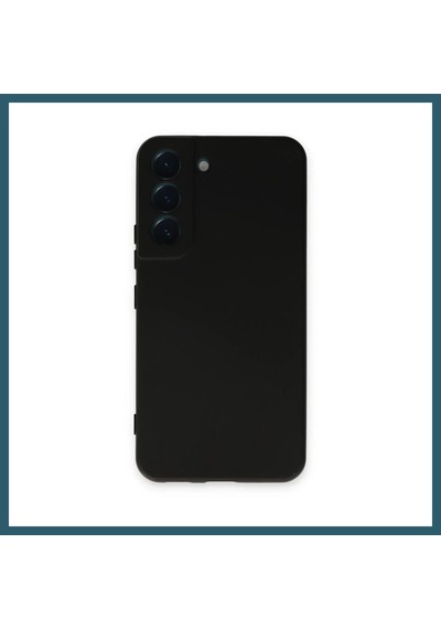 Bezos Samsung Galaxy S22 Kılıf Nano İçi Kadife Silikon - Siyah Ob