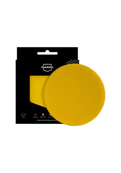 Özel Hava Kanallı Polisaj Pedi Sarı-150 Mm-yumuşak Polisaj Pasta Cila Süngeri, Detailing, Oto U
