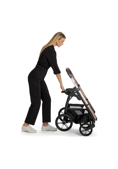 Inglesina Aptica Glam Tek El Tek Hamle İle Katlanıp Açılan Çift Yön Bebek Arabası Emerald Green