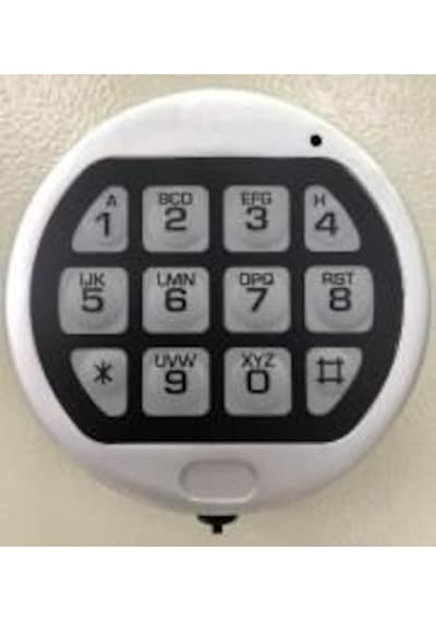 Mywondry Çelik Para Kasası 85 Cm Elektronik Şifreli Krem Beyaz Ya