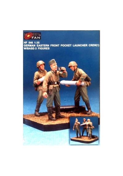 1/35 German Eastern Front Pocket Launcher Crew 1 3 Adet Resın Figür Setiafvhf546