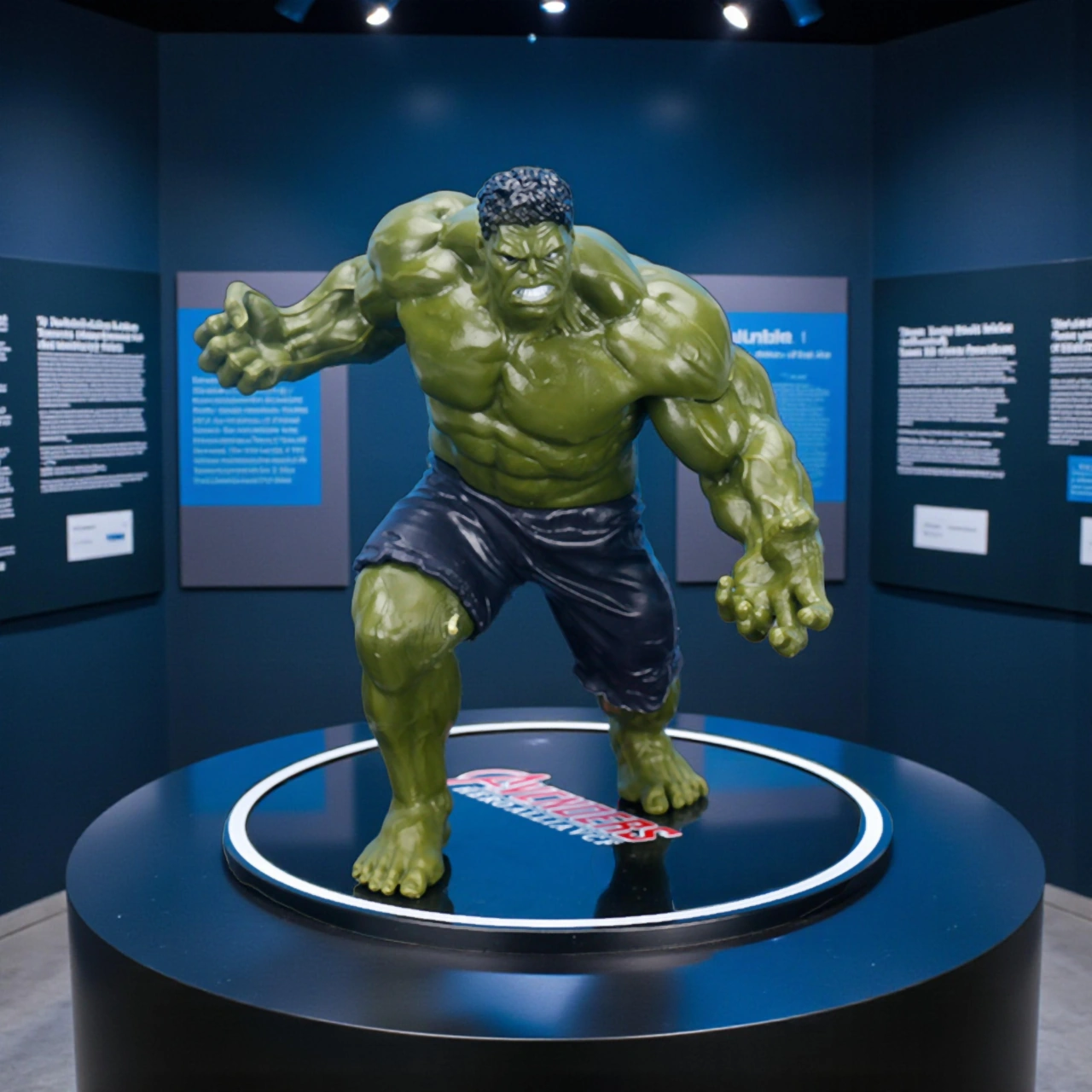 Marvel Avengers Yenilmezler Hulk Özel Stantlı Oyuncak Figür Karakter Masaüstü Biblo Gençlere Hediye Marvel - Avengers