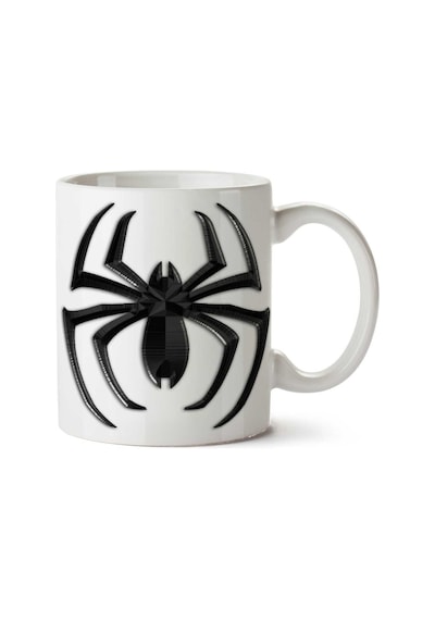 Spider Man Örümcek Venom İki Tarafı Baskılı Kupa Bardak Çok Renkli