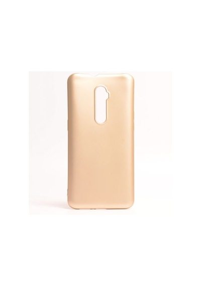 Oppo Reno 10x Zoom Kılıf Esnek Yapılı İnce Slim Silikon Kapak Ryc/premier Gold