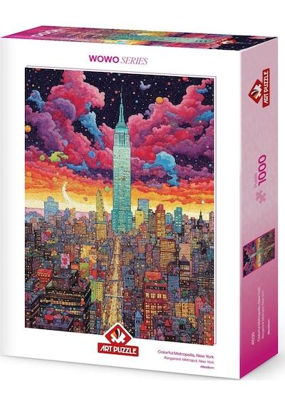 Art Puzzle Rengarenk Metropol, New York 1000 Parça Puzzle