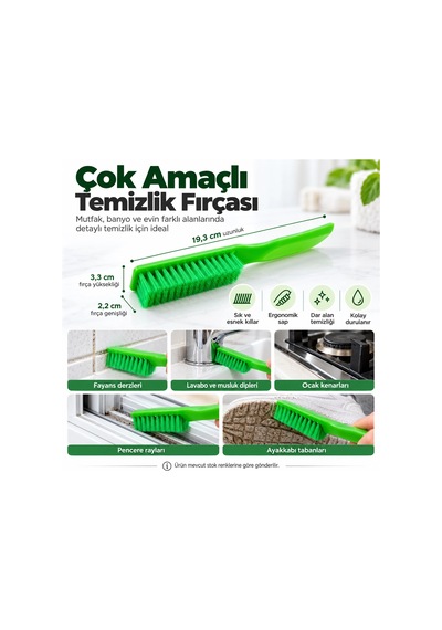 Cazibiz Çok Amaçlı Dar Alan Ve Detay Temizlik Fırçası-440600