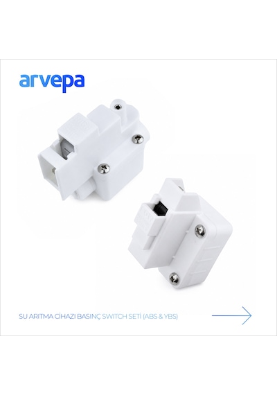 Arvepa Su Arıtma Cihazı Basınç Switch Seti (ABS ve YBS) - Uzun Ömürlü Koruma
