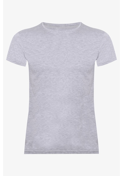 Erkek 2'li Basic Likralı T-shirt 9012 Siyah