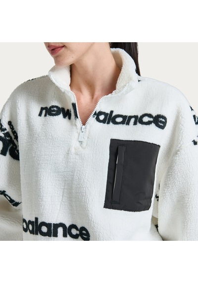 New Balance Lifestyle Kadın Sweatshirt Wnc3623-wt Beyaz