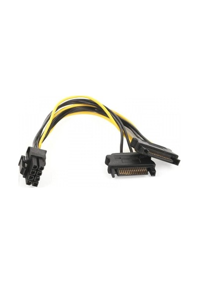 Dark Dk-cb-p203 2 X Sata - 6+2 Pın Pcı-e Dönüşütürücü Güç Kablosu