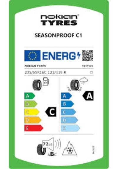 Nokian Tyres 235/65 R16C 121/119R Seasonproof C1 4MevsimÜrt.2025