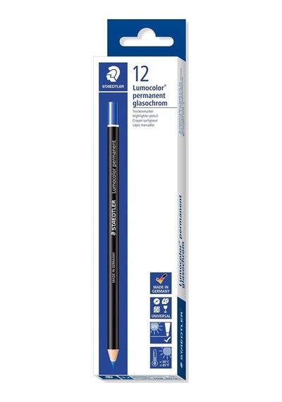 Staedtler 108 20-3 Lumocolor Permanent Glosschrom Işaretleme Kalemi Mavi Çok Renkli