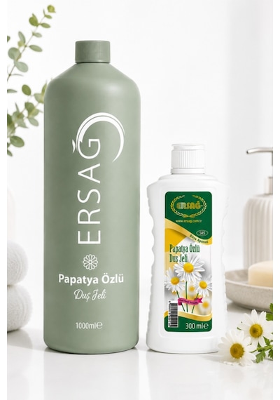 Ersağ Aparatlı Papatya Özlü Duş Jeli 1 L