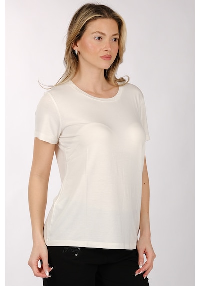 Daıdo Kadın T-shirt 19y311900981 Ekru