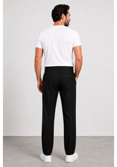 Bihan Store Erkek Yan Cep Esnek Keten Regular Fit Pantolon 2145-lacivert