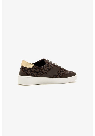 Kadın Kaycee Lace Up Monogram Desenli Sneakers - Kahverengi 4221816