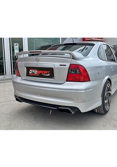 Opel Vectra B Arka Tampon Eki Çift Çıkış Fiberglass Boyasız