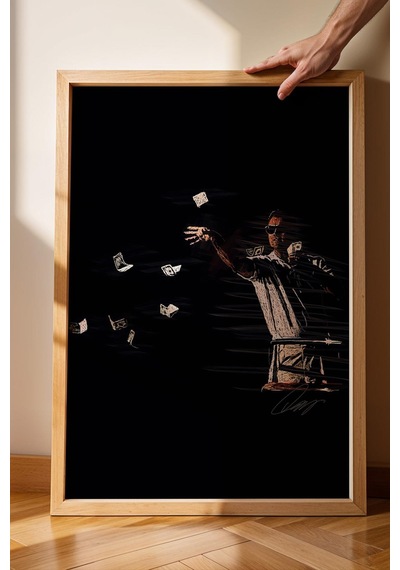 Jordan Belfort The Wolf Of Wall Street Çerçeveli Tablo - Estetik Poster