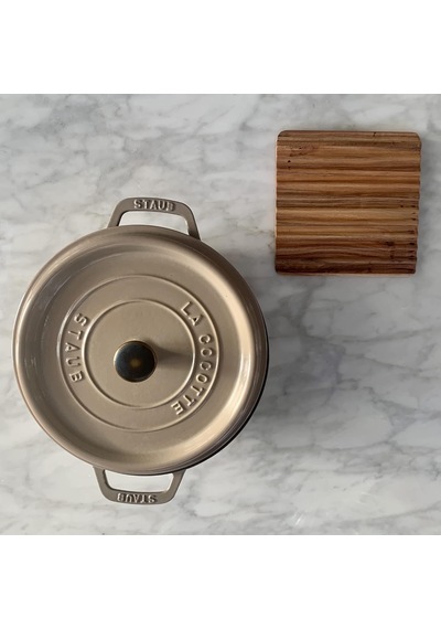 Sedona Trivet, 2'li Set Akasya Ahşap Sıcak Bulaşıklık Çok Renkli