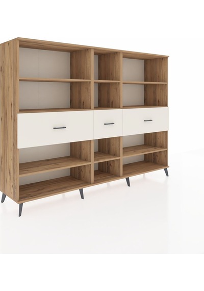 Hyperion Dolap 9 Raflı 3 Çekmeceli 220x44x163 Çam-çam/aytaşı Çam-çam/aytaşı