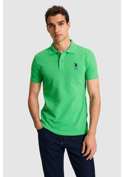 U.S. Polo Assn. U.s. Polo Assn. Erkek Açık Yeşil Tişört Basic 50326920-vr092 Acık Yesıl