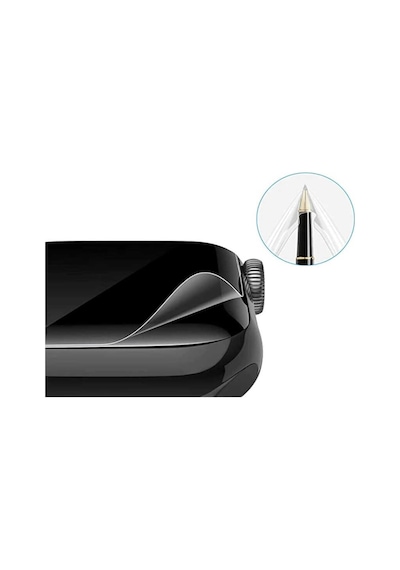Apple Uyumlu  Watch 7 41Mm Full Ekran Nano Saat Koruyucu Narr Tpu-Renksiz