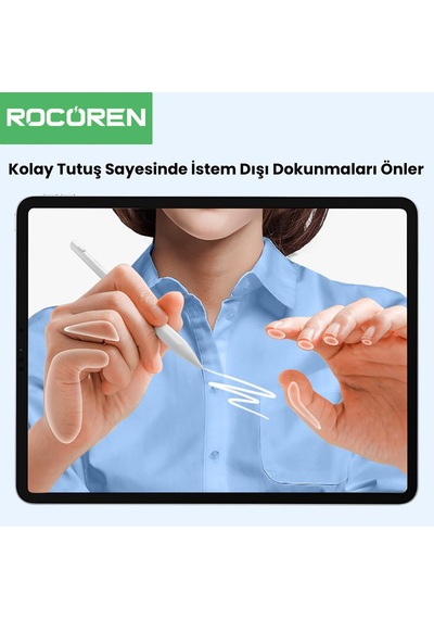 Stylus İpad Uyumlu Avuç İçi Red Manyetik Eğime Duyarlı Yazı Ve Çizim Kalemi Belirtilmemiş