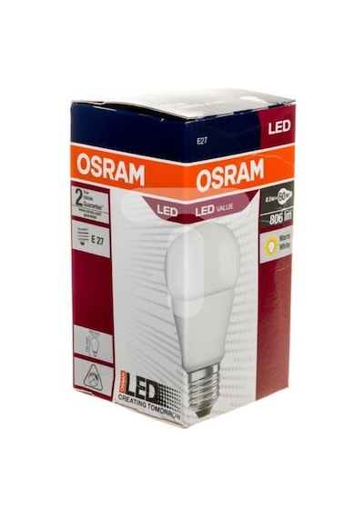 Osram 8.5W 60W Led Ampul E27 2700K Sarı