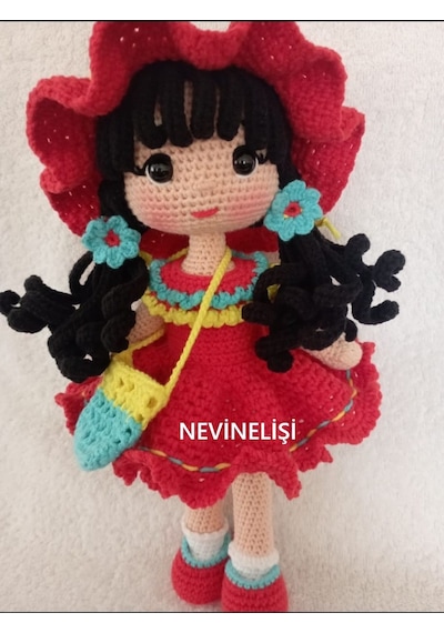 Amigurumi Duru Bebek Çok Renkli