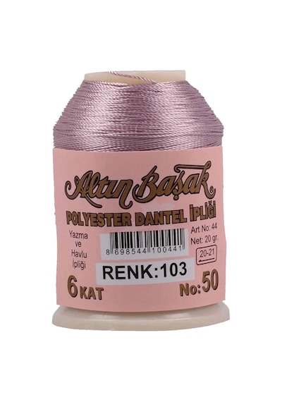 Hubrendy Tedarik Altınbaşak Oya Ve Dantel İpi 20 Gr - Royaleks - No: 103