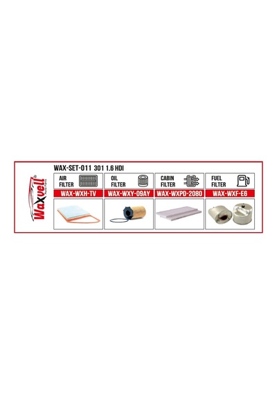 301 1.6 Hdı Filtre Bakım Seti