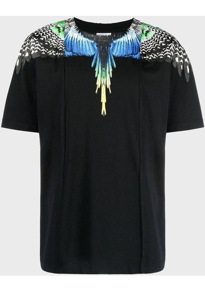 Marcelo Burlon Erkek T Shirt Cmaa018s23jer0061009 Siyah