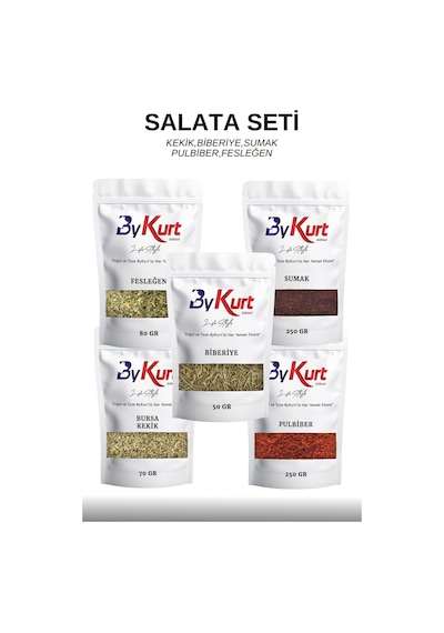 Bykurt Salata Seti - Salata Baharat Seti