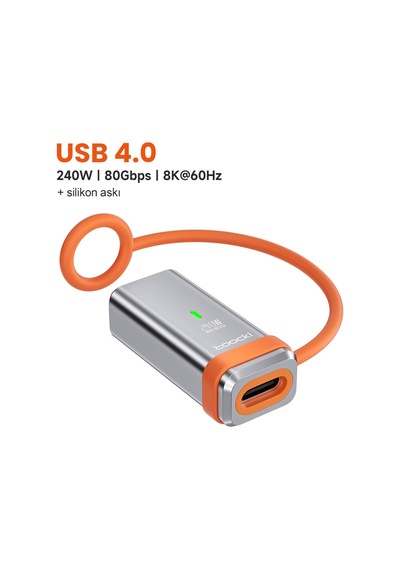 240w Usb 4.0 Tam Fonksiyonlu Adaptör 80gbps Yüksek Hızlı Veri Aktarımı 16k/8k 60hz Görüntü Desteği 26894262