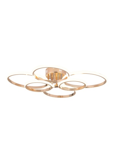 Pl 02 6 Model Gold 3 Renkli Salon Ve Oturma Odası İçin İdeal Alüminyum Avize, 75x10 Gold
