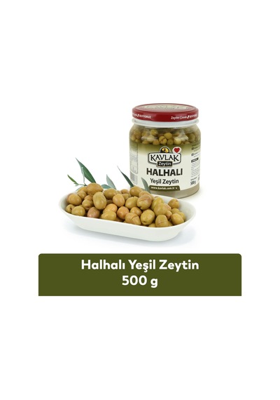 Halhalı Yeşil Zeytin 500 Gr