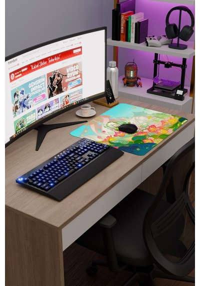 Nahida Genshin Impact Anime Gacha V3 - 48x40 Xl Gaming Mouse Pad Fare Altlığı