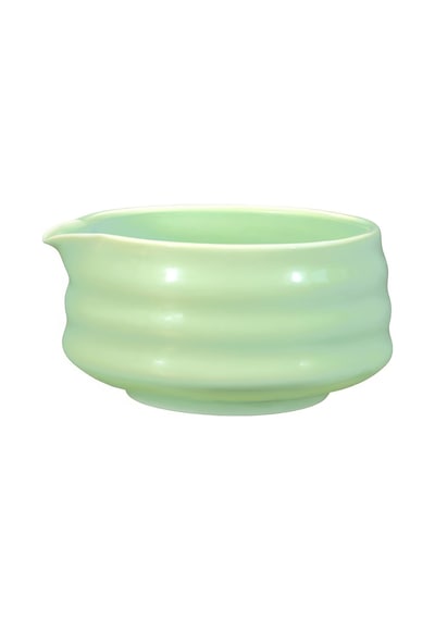 Seramik Matcha Çayı Köpürtme Kasesi Chawan Mt215 Yeşil
