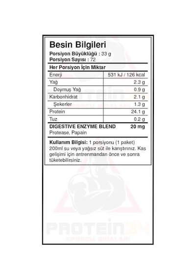 Bigjoy Bigwhey Whey Protein 2376 G Classic Çikolata 72 Porsiyon