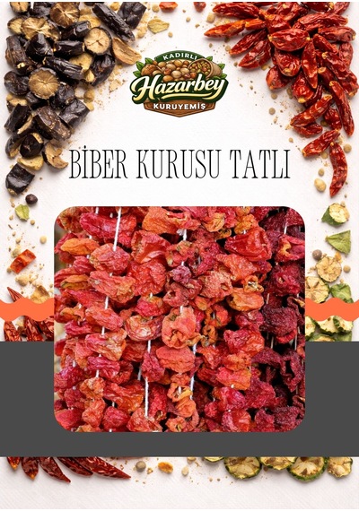 Kadirlihazarbey Biber Kurusu Tatlı 1 Bağ 45-50 Adet