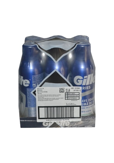 Gillette Series Canlandırıcı Tıraş Köpüğü 200ml 16'li Paket