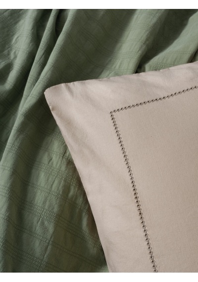 Cotton Box Natura Çift Kişilik Yatak Örtüsü/pike Takımı Vilo Yeşil Mint Yeşili