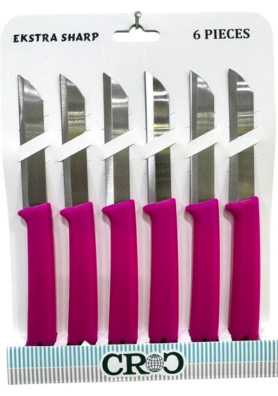 Croc 6lı Meyve Bıçağı Pembe