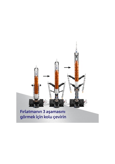 LEGO® Technic™ NASA Artemis Uzay Fırlatma Sistemi Roketi 42221 – 9 Yaş Üzeri Çocuklar için Yaratıcı Oyuncak Yapım Seti (632P)