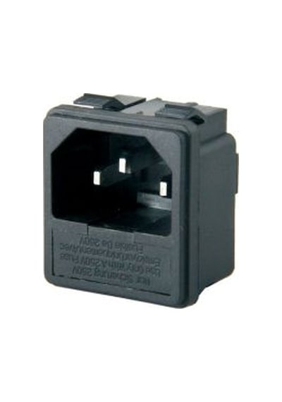 Ic-213A Power Soket Erkek Fuseli Kulaksız 10 Adet
