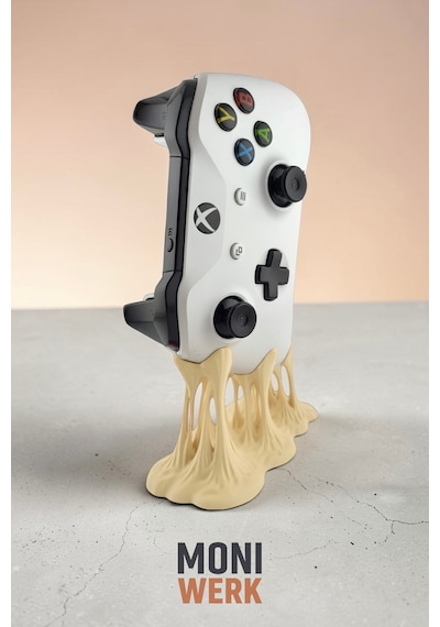Xbox Uyumlu Bubble Gum Tasarımlı Sarı Oyun Kolu Standı