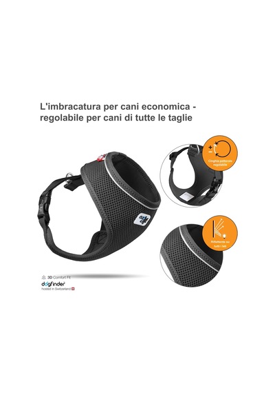 Basıc Harness Aır-mesh Black S Çok Renkli