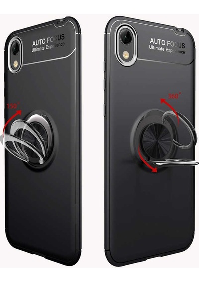 Huawei Y5 2019 Kilif Yüzüklü Magnetli Ravel Case 389753456